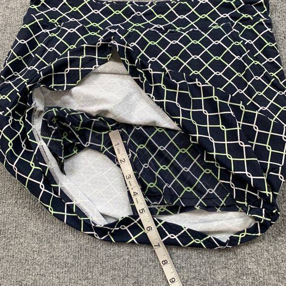 Nivo NVO Skort Womens S Small Navy Green Stretch Mesh Shorts Performance Golf - Picture 5 of 13